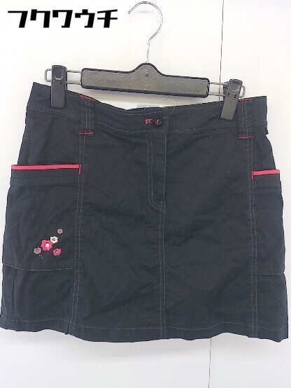 ◇ Marie Claire sport マリ クレール キュロット スカート パンツ サイズM ブラック レディース_画像1