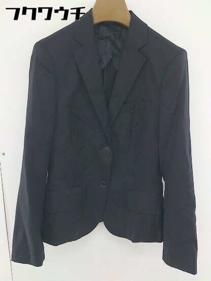 ◇ THE SUIT COMPANY ザ スーツカンパニー 肩パット 1B 長袖 ジャケット ブレザー サイズ 40 ブラック レディース_画像1