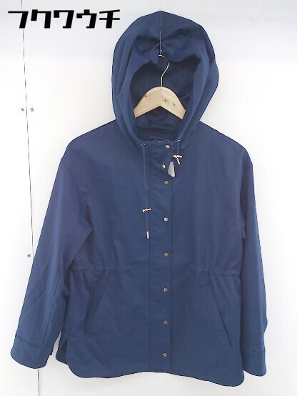 ◇ green label relaxing UNITED ARROWS ジップアップ 長袖 パーカー サイズ 36 ブルー レディース_画像2