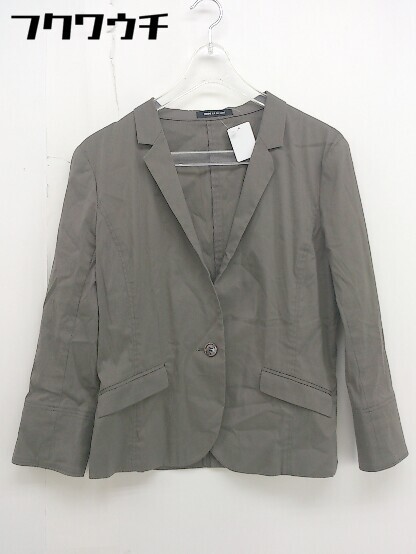 * COMME CA DU MODE Comme Ca Du Mode thin 1B long sleeve jacket size 11 khaki lady's 