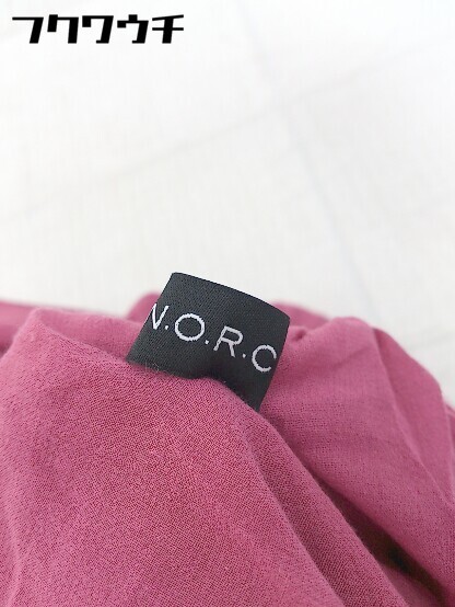 ◇ ◎ N.O.R.C. ノーク Vネック バックジップ ノースリーブ ロング ワンピース サイズ1 ピンク レディースの画像7