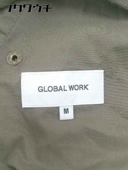 ◇ GLOBAL WORK グローバルワーク ジップアップ 長袖 ブルゾン ジャケット サイズ M カーキ レディース_画像5