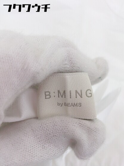 ◇ B:MING by BEAMS ビーミング by ビームス 長袖 ブラウス カットソー サイズS ホワイト レディースの画像4
