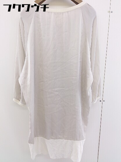 ◇ WEAR UNITED ARROWS 七分袖 チュニック ブラウス カットソー グレー系 ホワイト系 レディース_画像3