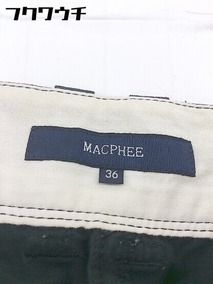 ◇ MACPHEE TOMORROWLAND トゥモローランド パンツ サイズ36 ブラック レディース_画像4