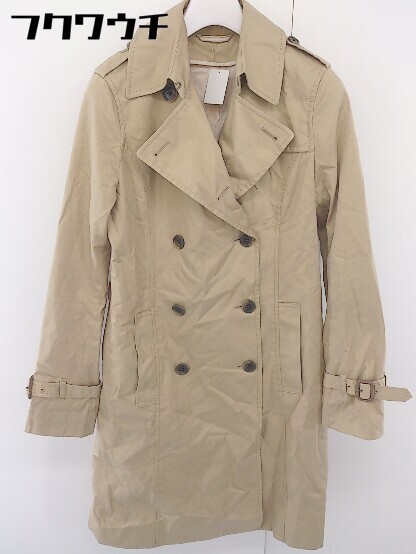 ◇ ◎ green label relaxing グリーンレーベル UNITED ARROWS 長袖 トレンチ コート サイズ34 ベージュ レディース_画像1