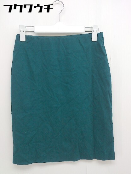 ◇ VICKY ビッキー ウエストゴム 無地 ミニ タイト スカート サイズ 1 グリーン レディース_画像2