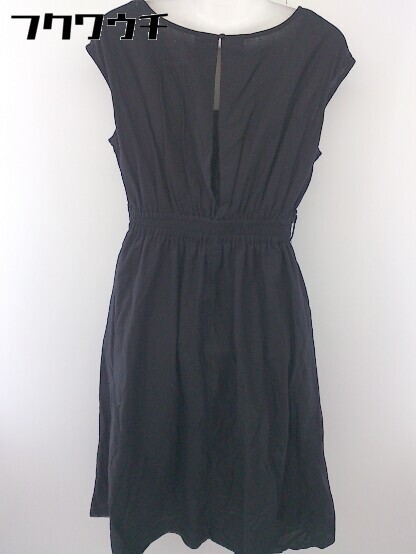 * natural couture natural kchu-ru no sleeve long One-piece size F black lady's 