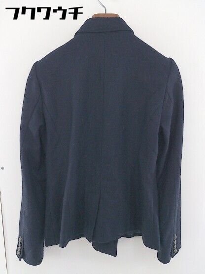 * gaminerie Gaminerie двойной кнопка шерсть длинный рукав tailored jacket блейзер размер M темно-синий женский 