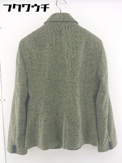 * UNITED COLORS OF BENETTON Italy made 3B long sleeve tailored jacket size 42 green group lady's 