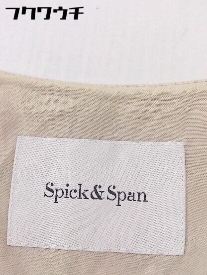 ◇ Spick & Span スピック アンド スパン 長袖 スプリングコート ライトベージュ系 レディース_画像4