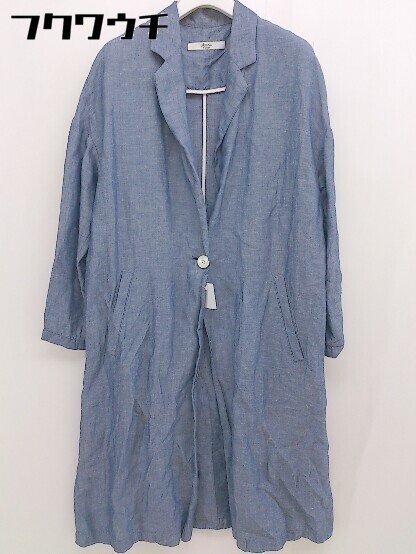 * Another Edition Another Addition UNITED ARROWSlinen. длинный рукав пальто оттенок голубого женский 