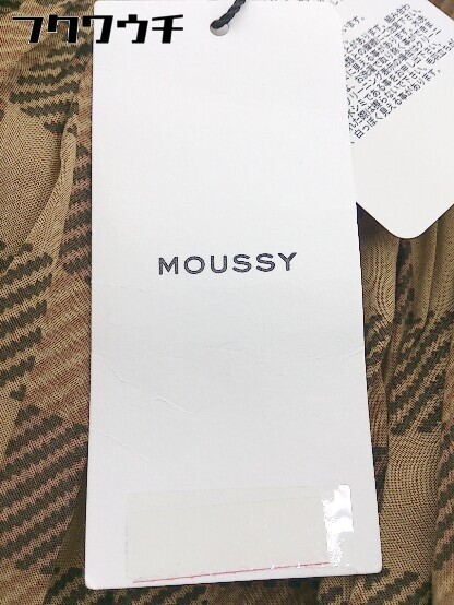 * * * не использовался * MOUSSY Moussy с биркой общий рисунок длинный flair юбка размер 2 Brown женский 