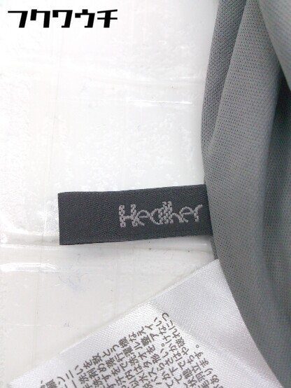 ◇ ◎ Heather ヘザー タグ付き チェック ロング ワンピース サイズF グレー系 レディース_画像5