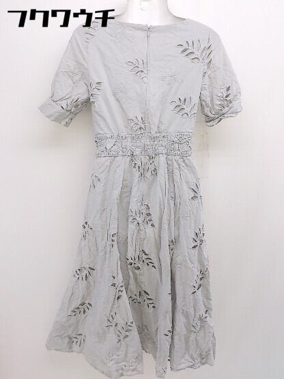 ◇ Noela ノエラ 10th Anniversary Dress 半袖 膝丈 ワンピース グレー レディース_画像3