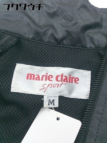 ◇ Marie Claire sport マリ クレール 長袖 ジップアップ ジャケット サイズM ブラック レディース_画像4