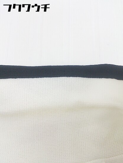 ◇ LOUNIE ルーニィ 2B シングル ニット 長袖 テーラードジャケット サイズ F ホワイト ブラック レディース_画像5
