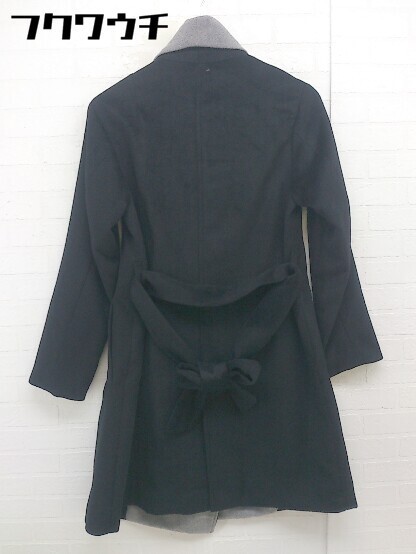 * * OZOC Ozoc с биркой длинный рукав пальто размер 36 S черный серый серия женский 