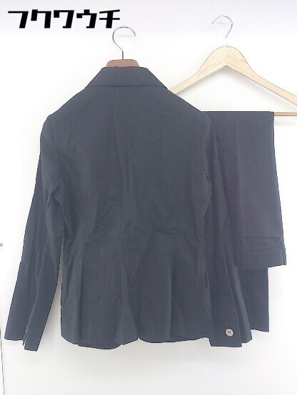 * INED Ined 1B single jacket pants suit top and bottom size 11 black lady's 