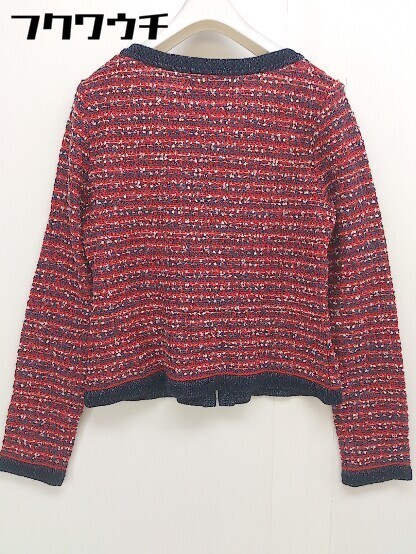 * ROPE\' Rope long sleeve knitted cardigan jacket size M red group navy series lady's 