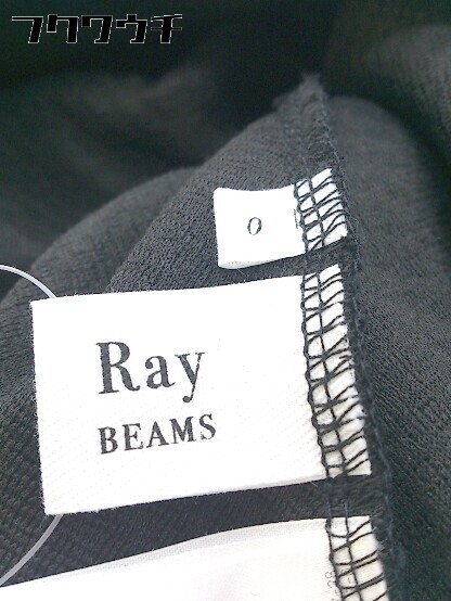 ◇ Ray BEAMS レイビームス バックジップ ノースリーブ ミニ ワンピース サイズ0 ブラック レディース_画像5