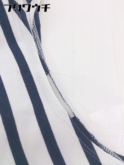 ◇ Deuxieme Classe ドゥーズィエム クラス ボーダー 七分袖 Tシャツ カットソー ホワイト ネイビー系 レディースの画像5