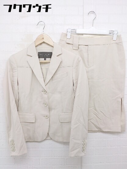 * BODY DRESSING Deluxe skirt suit setup top and bottom size 9 beige lady's 