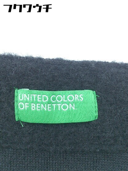 ◇ UNITED COLORS OF BENETTON ユナイテッド カラーズ オブ ベネトン 長袖 ジャケット サイズ40 ブラック レディース_画像4