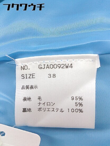 ◇ jute ジュート 長袖 ピーコート サイズ 38 ブルー レディース_画像4