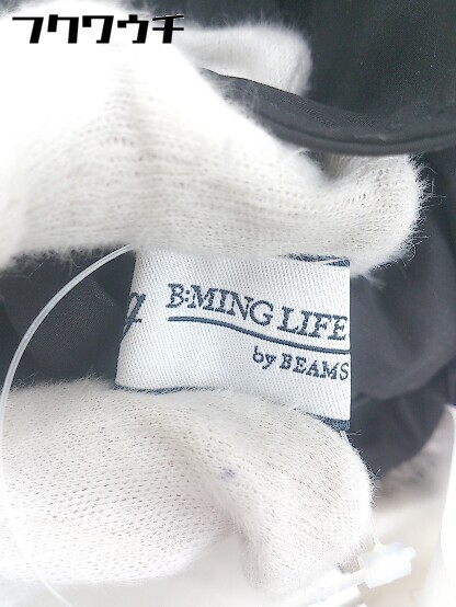 ◇ B MING LIFE STORE by BEAMS リバーシブル 長袖 ジャケット ブルゾン サイズM ブラック カーキ系 レディース_画像6