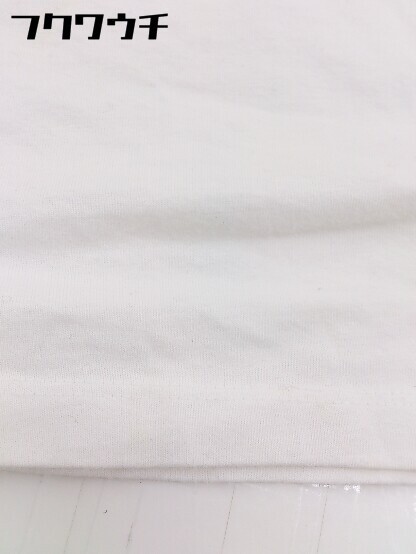 ◇ vivienne tam ヴィヴィアンタム 袖口フリル 五分丈 Tシャツ カットソー サイズM/L ホワイト グレー レディース_画像7
