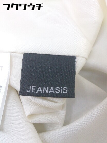 ◇ JEANASIS ジーナシス ノースリーブ ロング ジャンパースカート サイズF アイボリー レディース_画像4