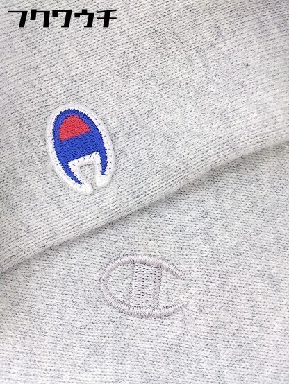 ◇ Champion REVERSE WEAVE × BEAMS BOY 別注 裏起毛 長袖 プルオーバー パーカー サイズS ライトグレー レディース_画像5