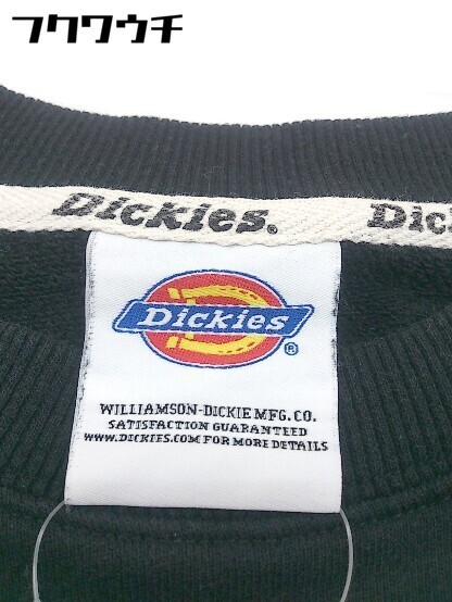 ◇ Dickies ディッキーズ 半袖 膝下丈 Tシャツ ワンピース サイズL ブラック レディース_画像4