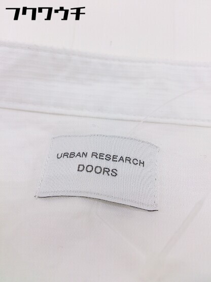 ◇ ◎ URBAN RESEARCH DOORS スタンドカラー 長袖 膝下丈 シャツ ワンピース サイズONE ホワイト レディース_画像4