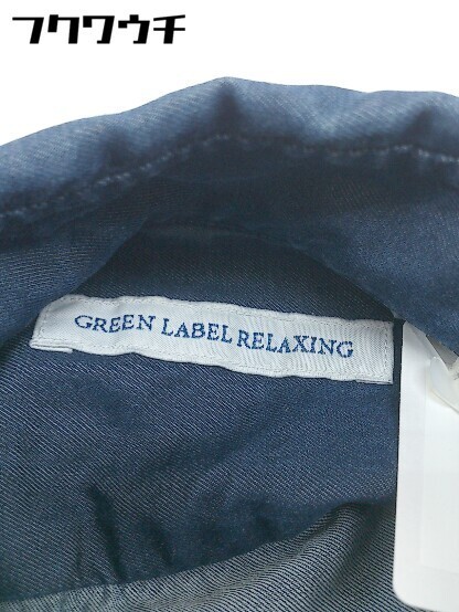 ◇ ◎ green label relaxing グリーンレーベルリラクシング UNITED ARROWS 長袖 シャツ ネイビー レディース_画像4