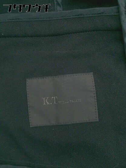 ◇ K.T KIYOKO TAKASE キヨコタカセ シングル1B 長袖 テーラードジャケット サイズ11 ブラック レディース_画像4