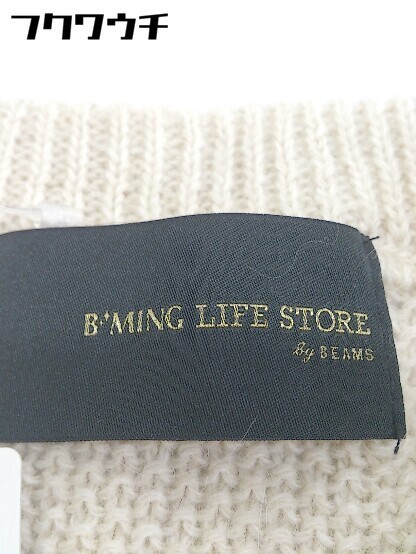 ◇ B MING LIFE STORE by BEAMS ビームス 長袖 ニット セーター ベージュ系 レディース_画像4