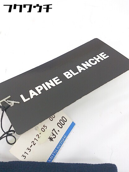 ◇ ◎ LAPINE BLANCHE ラピーヌ ブランシュ バックジップ 長袖 膝下丈 ワンピース サイズ11 ネイビー レディース_画像6