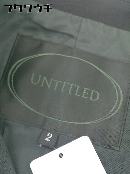 ◇ UNTITLED アンタイトル 1B 長袖 テーラードジャケット サイズ 2 ブラック レディース_画像4