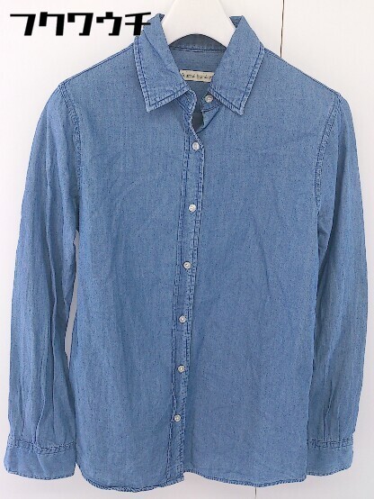 * * JOURNAL STANDARD Journal Standard long sleeve Denim shirt blouse size S indigo lady's 