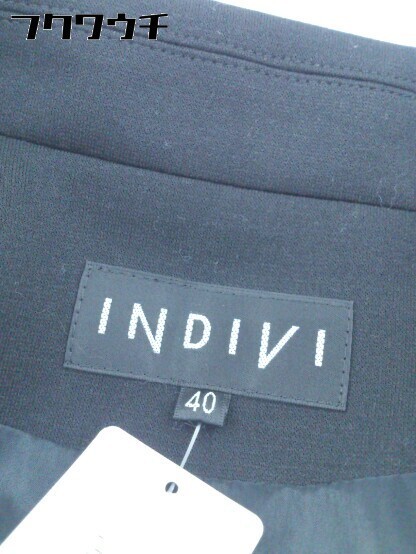 * INDIVI Indivi одиночный 1B длинный рукав tailored jacket размер 40 черный женский 