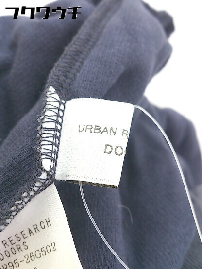 ◇ URBAN RESEARCH DOORS リネン混 ノースリーブ 膝下丈 ワンピース サイズ ONE ネイビー レディース_画像5