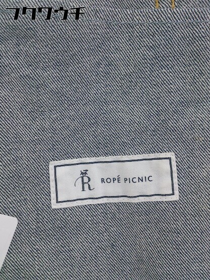 ◇ ROPE PICNIC ロペピクニック 長袖 Gジャン デニム ジャケット サイズ 38 インディゴ レディース_画像4