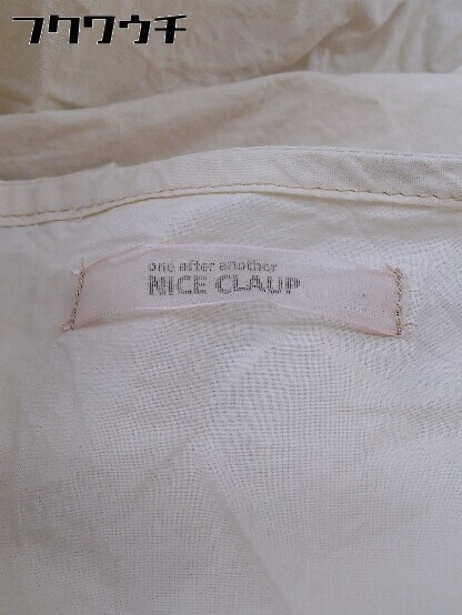 * * NICE CLAUP Nice Claup race 7 minute sleeve long One-piece size F beige lady's 