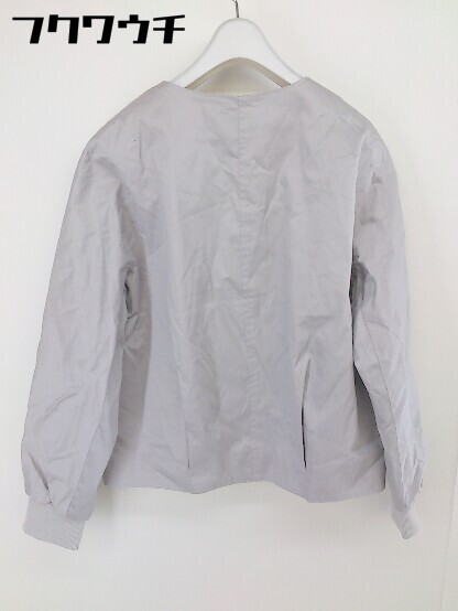 * URBAN RESEARCH Sonny Label ound-necked long sleeve jacket size F light gray lady's 