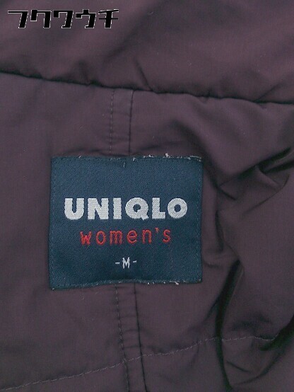 ◇ UNIQLO ユニクロ ジップアップ 中綿 長袖 コート サイズ M パープル レディース_画像4