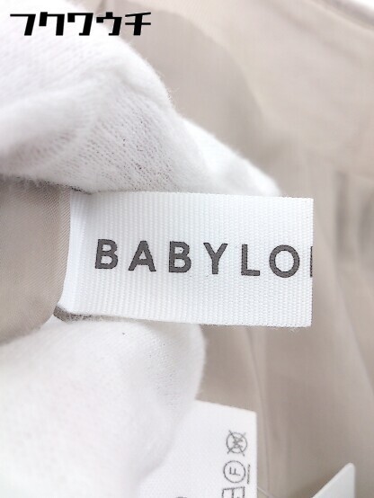 ◇ BABYLONE バビロン 膝下丈 タイト ナロー スカート サイズ40 ベージュ系 レディース_画像4