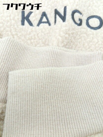 # KANGOL Kangol боа длинный рукав футболка размер F оттенок бежевого женский 