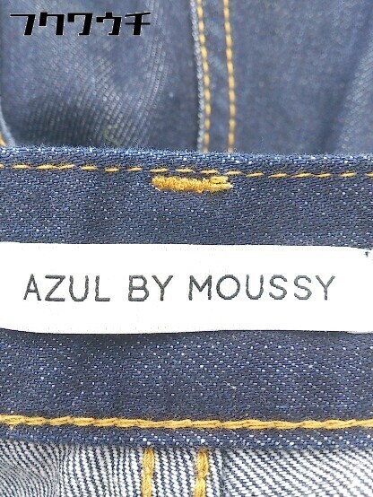 ◇ AZUL BY MOUSSY アズール バイマウジー ハイウエスト ワイドデニムパンツ サイズ25 インディゴ レディース_画像6